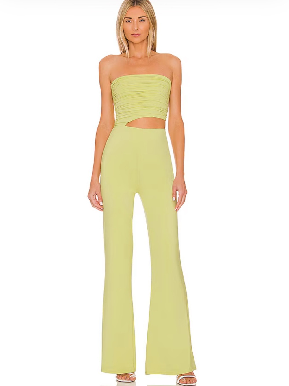 House of Harlow 1960 x REVOLVE Sosa Jumpsuit in Lime Small New